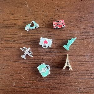 Travel-Themed limited edition origami owl charms